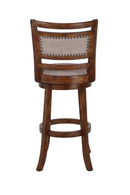 Aberdeen 29" Bar Stool W/Fabric Cushions-Brown