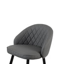 Oliver Gray Vegan Leather Bar Chair (2 Per Carton)