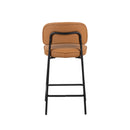 Blythe Orange Vegan Leather Counter Chair (2 Per Carton)