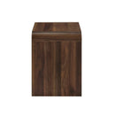 Mara One Drawer End Table / Bedside Table-Walnut