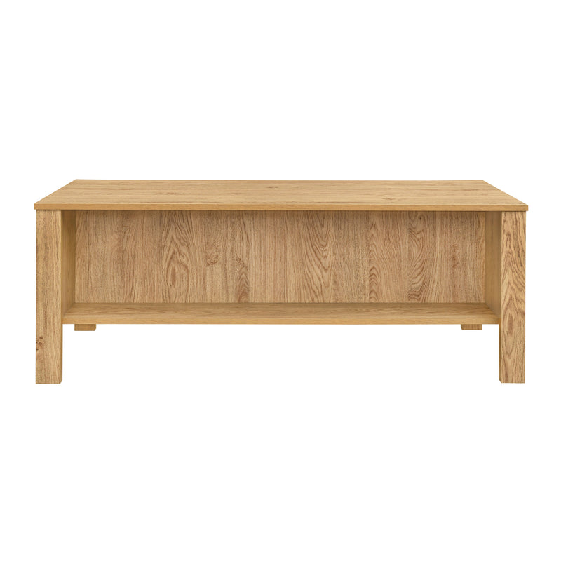 Thayer 47" Two Drawer Coffee Table-Natural