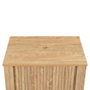 Thayer One Drawer End Table/Bedside Table-Natural