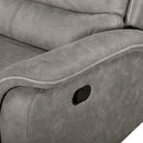 Kamari Raf Loveseat W/One Recliner-Gray