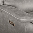 Kamari Laf Console Loveseat W/Dual Pwr Hr & Fr-Gray