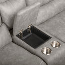 Kamari Laf Console Loveseat W/Dual Pwr Hr & Fr-Gray