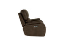 Brookings Glider Recliner W/Pwr Hr & Fr-Brown
