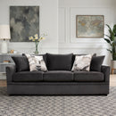 Sylvie Sofa W/4 Accent Pillows-Lush Mink Gray