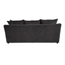Sylvie Sofa W/4 Accent Pillows-Lush Mink Gray