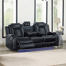 Orion Ii Sofa W/ Pwr Fr & Hr-Black