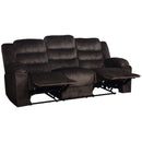 Willow Sofa W/Dual Recliner-Brown