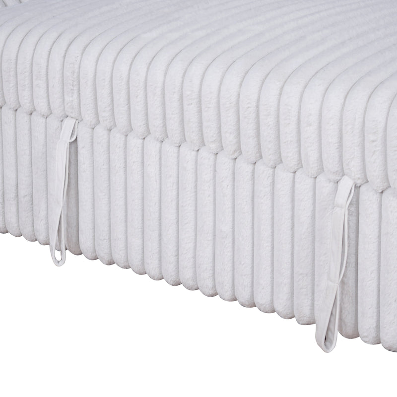 Bliss Loveseat W/Pull Out Bed-Mist Gray