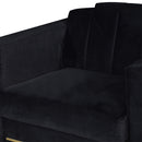 Empire Lighted Chair-Black
