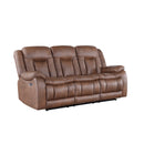 Morello Sofa W/Pwr Fr- Brown