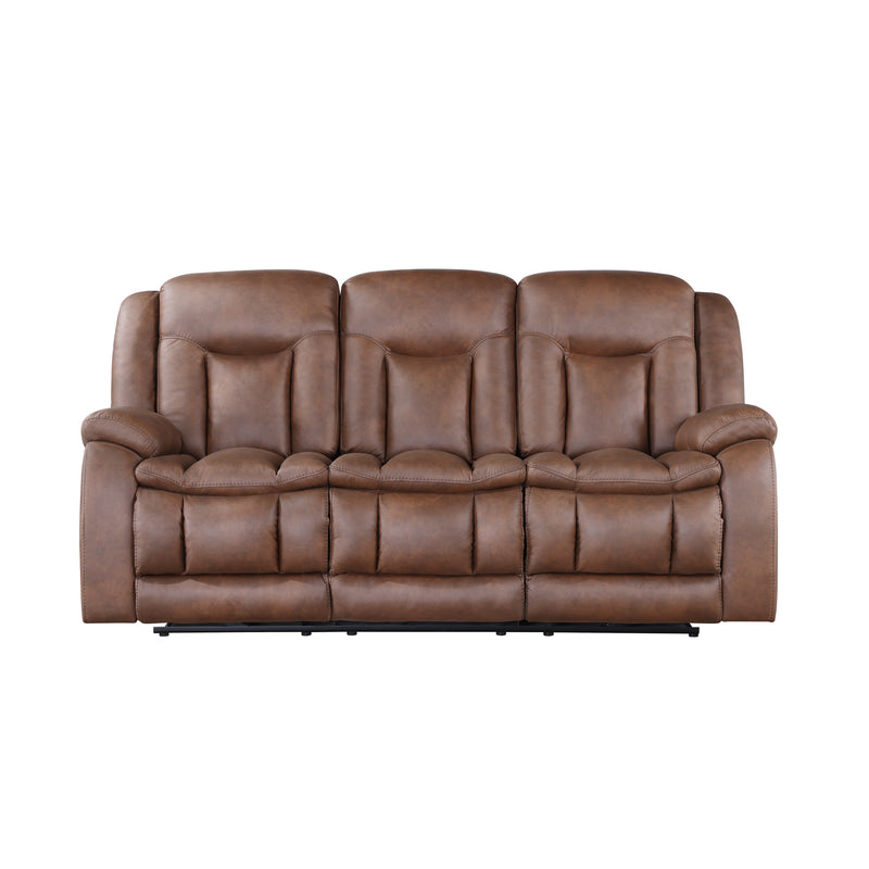 Morello Sofa W/Pwr Fr- Brown