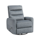 Takami Swivel Recliner-Granite Poly