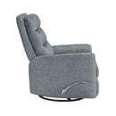Takami Swivel Recliner-Granite Poly