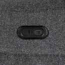 Redondo Glider Recliner W/Heat, Massage, Pwr Fr -Dk Gray