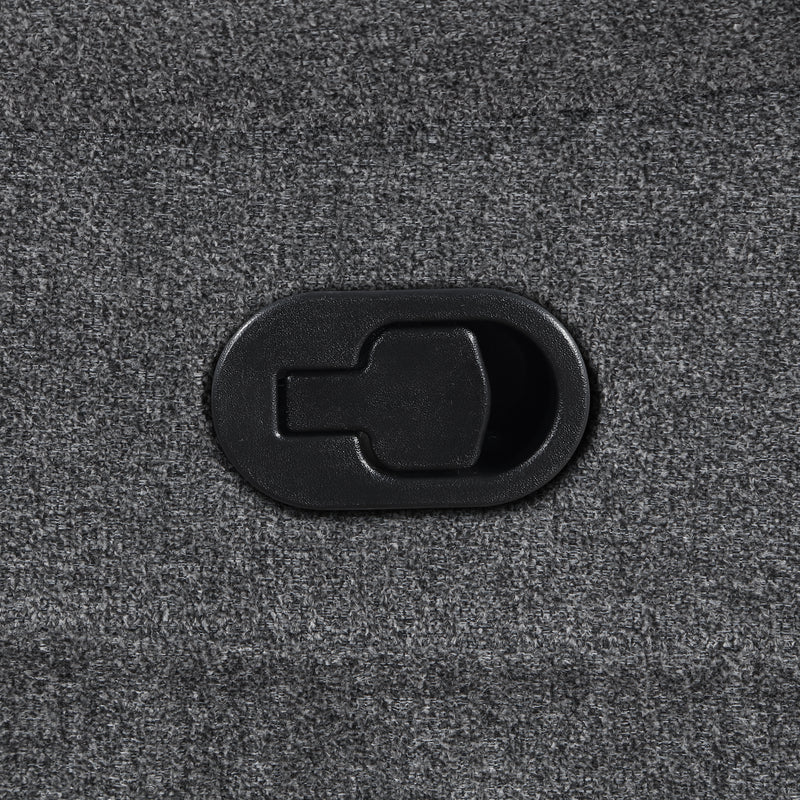 Redondo Raf Console Loveseat W/1 Recliner-Dk Gray