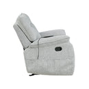 Chablis Glider Recliner W/Heat & Massage-Mist Gray