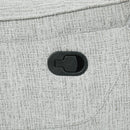 Chablis Reclining Console Loveseat-Mist Gray