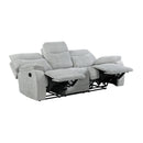 Chablis Reclining Sofa-Mist Gray