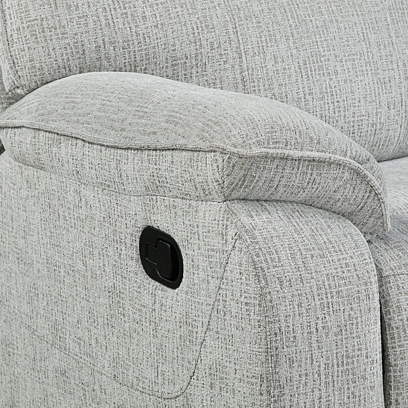 Chablis Reclining Sofa-Mist Gray