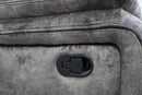 Park City Sofa W/Dual Recliner-Slate
