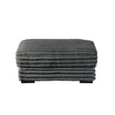Embrace 41" Ottoman-Charcoal