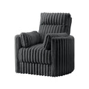 Embrace Swivel Accent Chair-Charcoal
