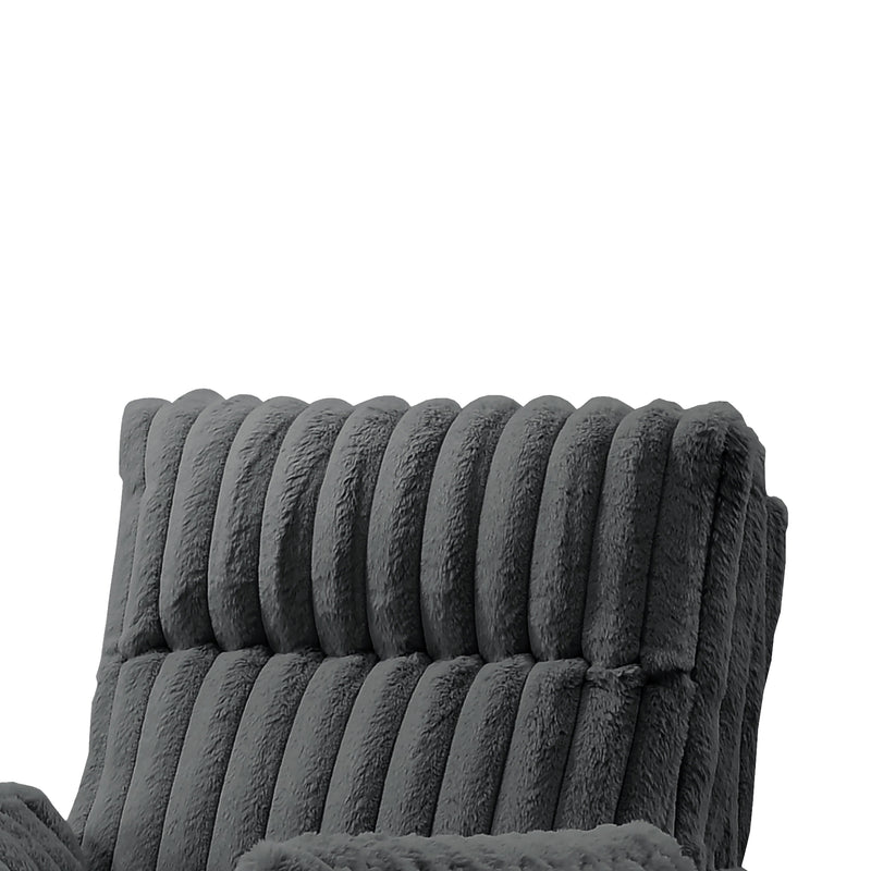 Embrace Swivel Accent Chair-Charcoal