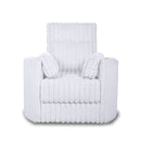 Embrace Swivel Accent Chair-White