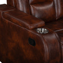 Chester Glider Recliner-Brown
