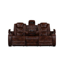 Chester Reclining Sofa-Brown
