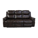 Kellen Sofa W/ Drop Down Tray & Pwr Fr-Brown