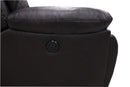 Nikko Sofa W/Pwr Fr-Brown
