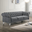 Emma Crystal Sofa-Gray