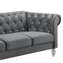 Emma Crystal Sofa-Gray
