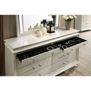 Maddie Bed White & Silver