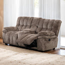 Hieronymus Manual Loveseat Brown