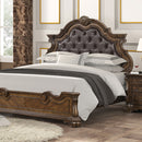 Leovanni 4 Pc Queen Bedroom Set Brown