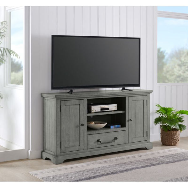 BEACH HOUSE TV STAND, DOVE GREY