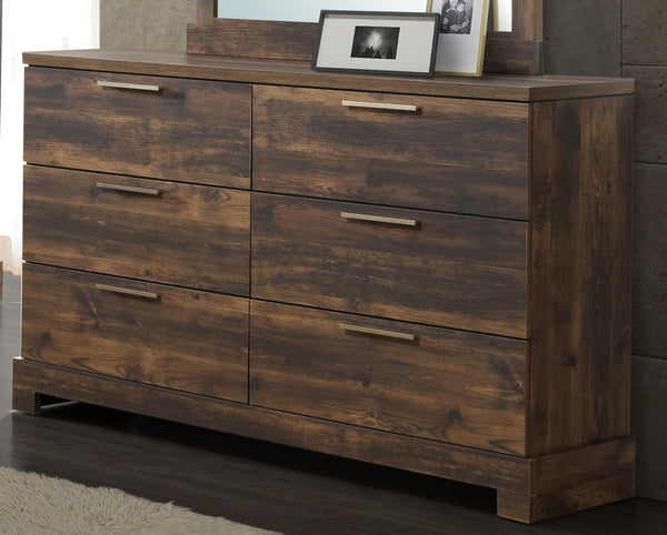 New Classic Furniture Campbell 6 Drawer Dresser in Ranchero B135-050 image