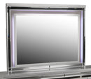 New Classic Furniture Valentino Lighted Mirror in Silver image