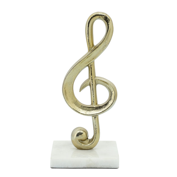 Metal 9" G-clef Accent, Gold image