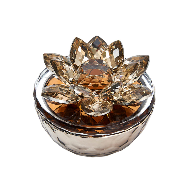 Amber Crystal Lotus Box image