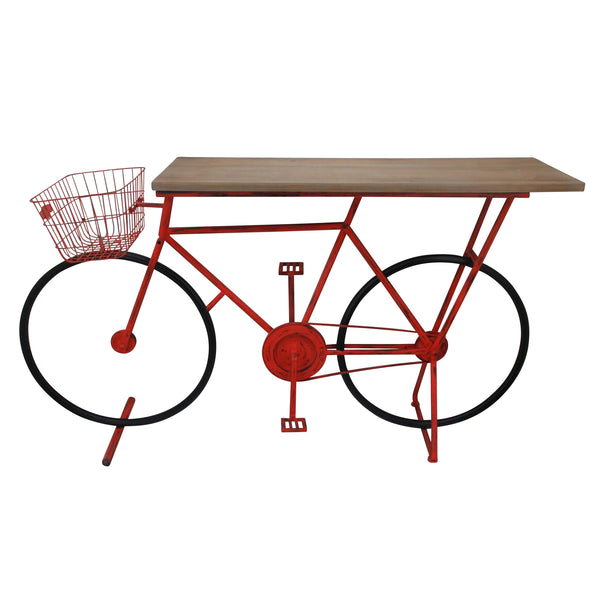 Bicycle Console Table,red image