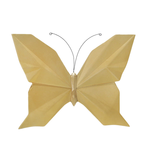 Resin 10" W Origami Butterfly Wall Decor, Gold image