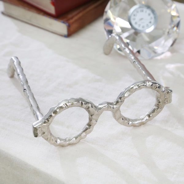 Aluminum Glasses Sculpture, Silver image