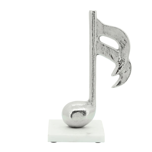 Metal 9" Music Note Accent,silver image