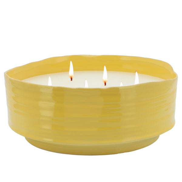 Citronella Candle / Planter 10" Yellow image